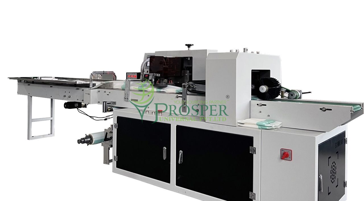 Automatic cutlery, napkin packaging machine manufacturer in India, Tissue Fork Knife Spoon Packaging Machine manufacturer In Rajkot Gujarat India